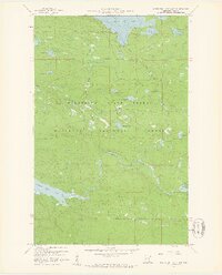 1959 Map of Northern Light Lake, Cook County, MN — High-Res | Pastmaps